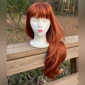 Auburn Long Hair Wig